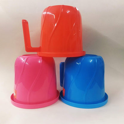 Indian Plastic Mugs for Bathroom, Bath Accessory, 1 X Mug Bathing Mugs Dabba