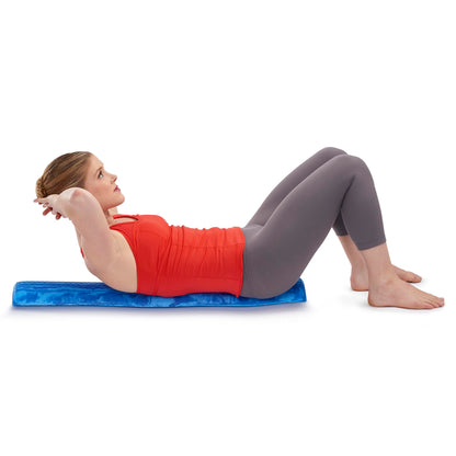OPTP PRO-Roller Soft Density Foam Roller – Low Density Soft Foam Roller for Physical Therapy, Pilates, Yoga Foam Roll Exercises, and Muscle Recovery- Blue 36" x 6"
