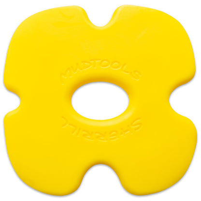 Mudtools Edgy Rib – Yellow – Medium Polymer Pottery Rib for Rims, Trimming & Sculpting Clay