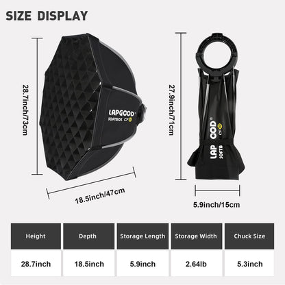 Godox MS300V 300W Studio Strobe Light Kit,2.4G Bowens Mount Photography Light with CF80 Quick Installation Softbox,Stainless Steel Light Stand,5-in-1 Light Reflector for Studio Photography Lighting