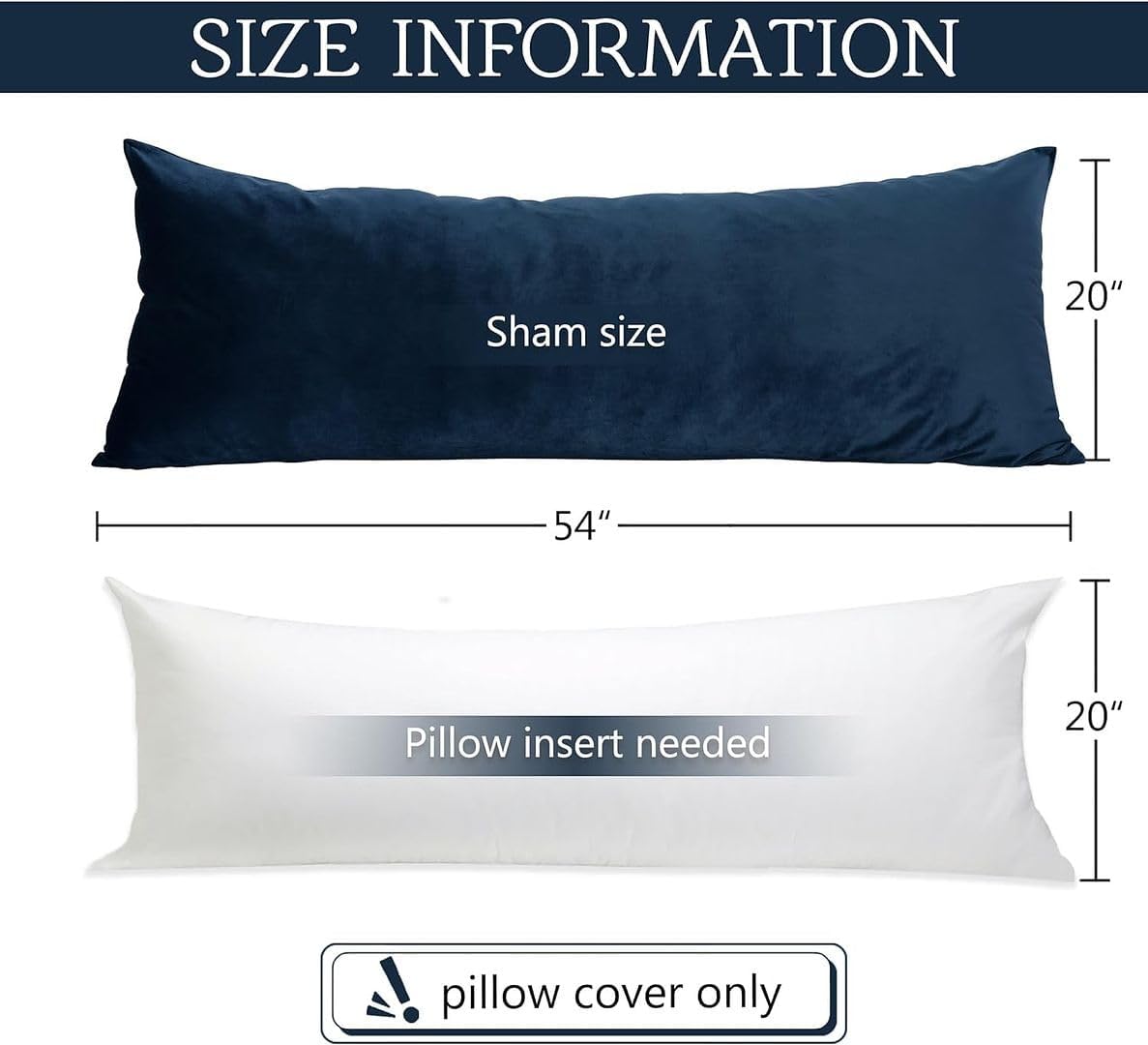 20 54 Inch MoonRest Classic Microsuede Body Pillow Pillowcase - Ultra-Soft Plush - Hidden Zipper X - Burgundy