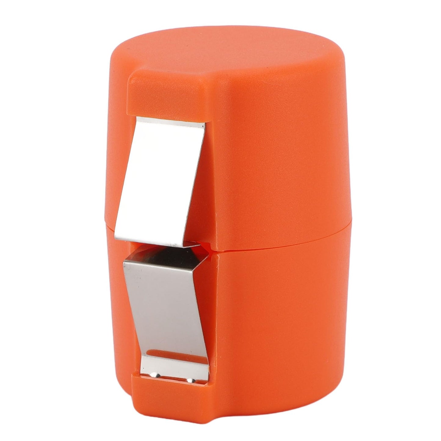 Denash 2025 New Egg Shell Opener,Egg Cracker Tool for Hard Boiled Eggs,Stainless Steel Eggshell Breaker,Handheld Egg Seperator Tool for Kitchen Restaurant (Orange Red)