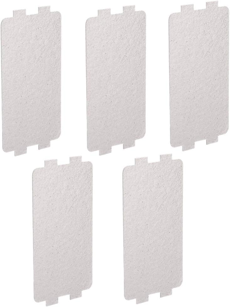 Universal Microwave Oven Mica Plate Sheet, 5 PCS Waveguide Cover, Replacement Part for Home Kitchen Office