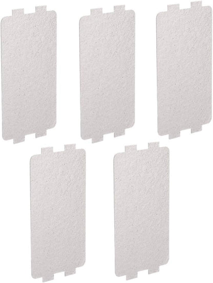 Universal Microwave Oven Mica Plate Sheet, 5 PCS Waveguide Cover, Replacement Part for Home Kitchen Office