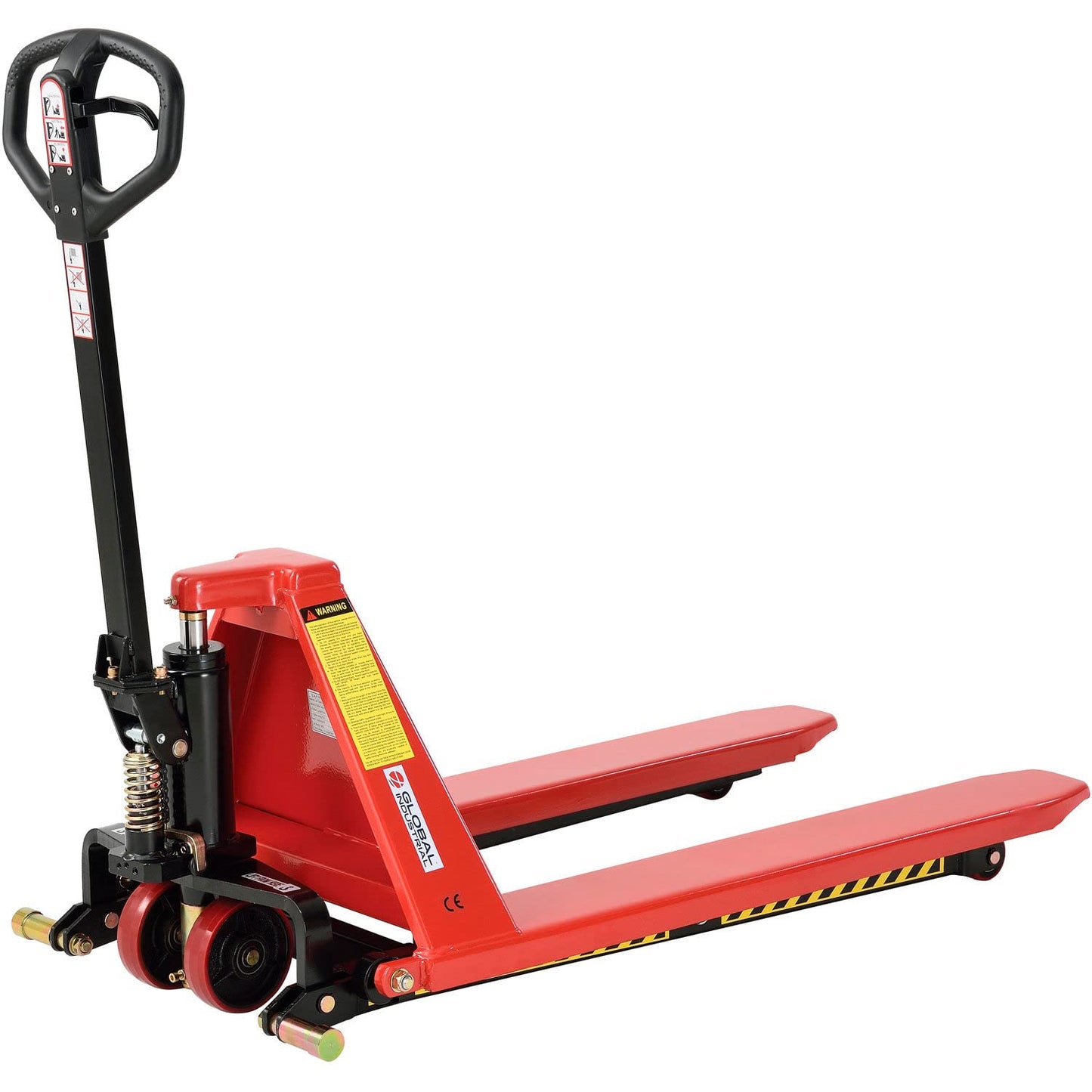 Global Industrial Manual High-Lift Skid Jack Truck, 3300 Lb. Capacity, 21" x 45" Forks