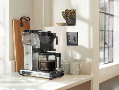 Technivorm Moccamaster 53941 KBGV Select 10-Cup Coffee Maker, Polished Silver, 40 ounce, 1.25l