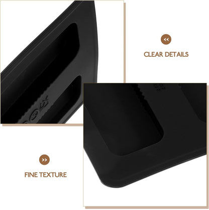 Silicone Toaster Dust Cover, 2 Slice Electric Bread Maker Lid, Black Toaster Machine Top Cover Accessories