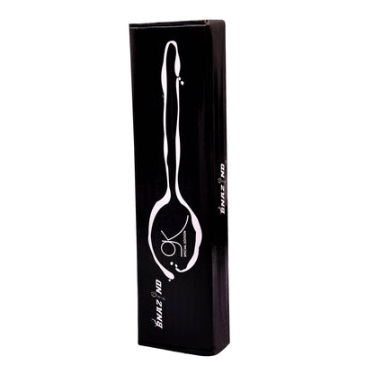 BNAZIND Kunz Perforated and Regular Set | Pack of 2 | 9 Inch 18/10 Stainless Steel Cooking Serving Spoon | Daily Chef, Basting, Quenelle, Saucing, Plating Spoon | Dishwasher safe