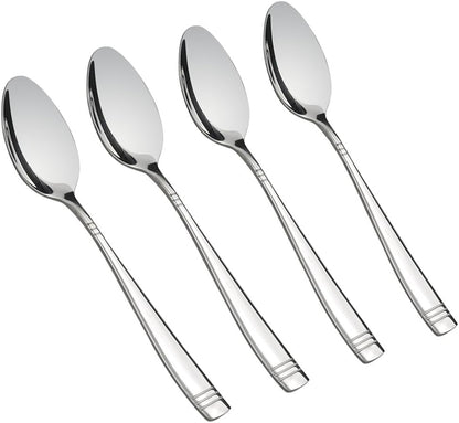 Stainless Steel Dessert Spoon, 6.5-Inch, Set of 12