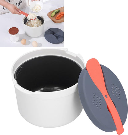 M Cuisine Microwave Rice Cooker, Small Appliances, 2 Layer Rice Steamer, High Temperature Resistant Steam Pot