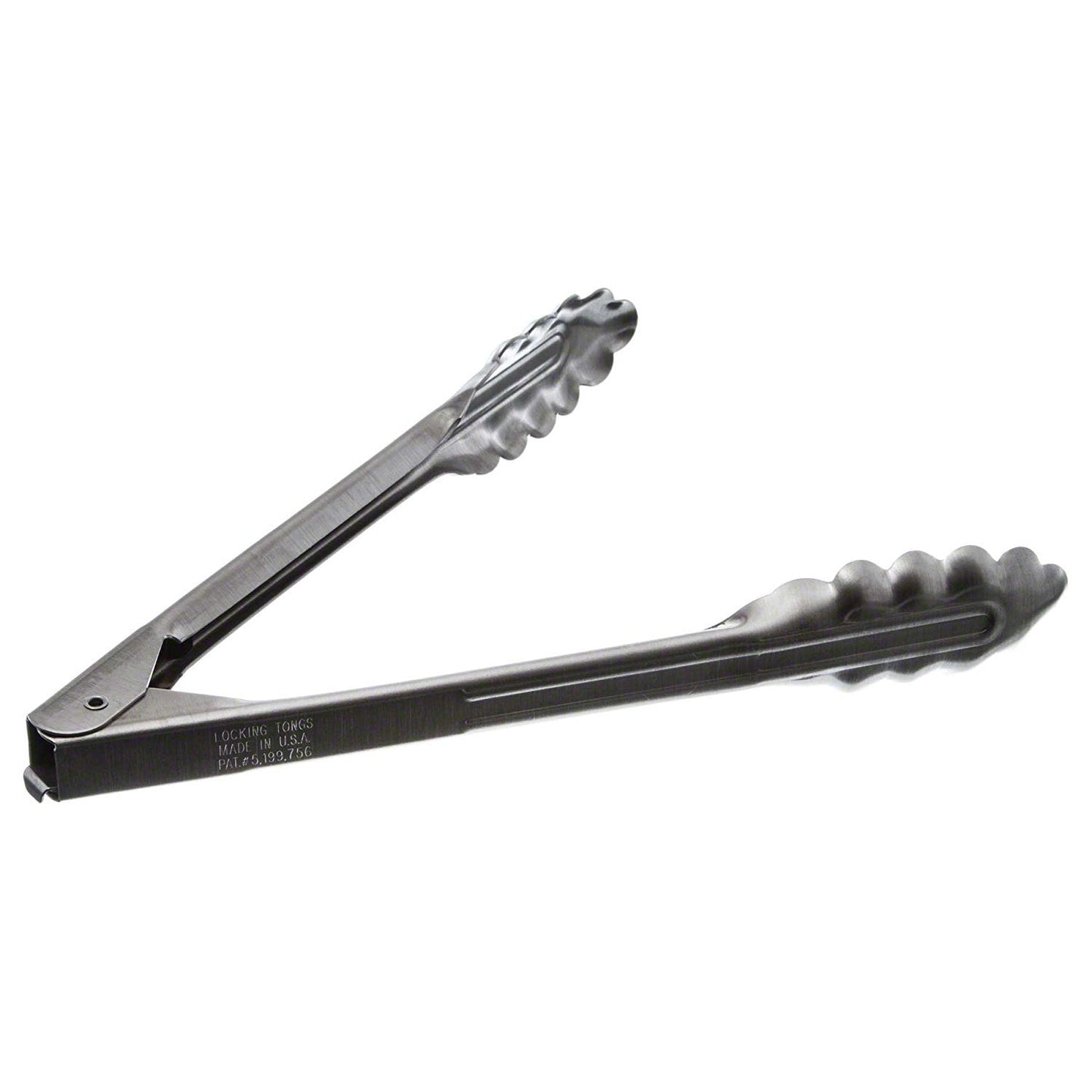 Edlund - 9 inch heavy duty stainless steel restaurant tongs with Lock - 4409 HDL - 2 pack