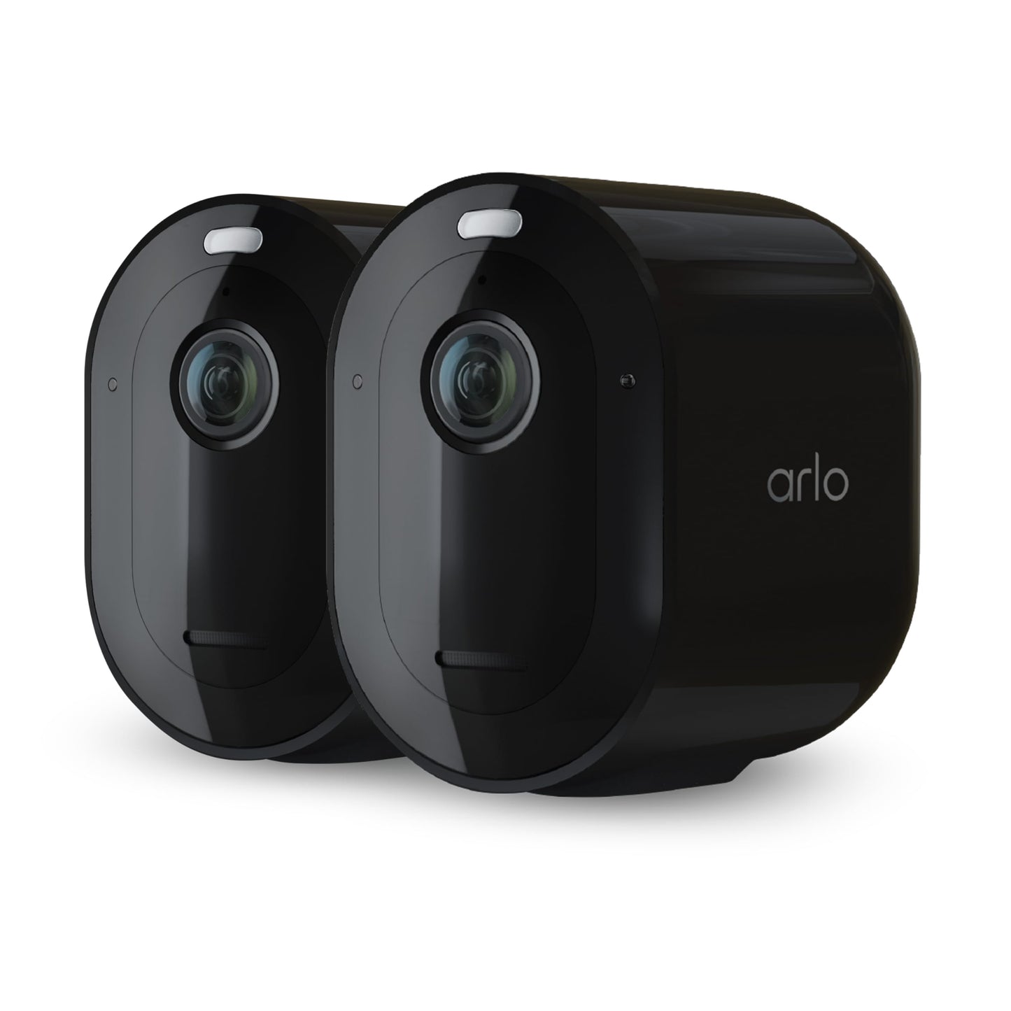 Arlo Pro 5S Spotlight Security Camera 2K HDR | Outdoor | Wireless | Dual-Band Wi-Fi Connects to Strongest Network |12X Zoom, 2-Way Audio, Siren, Color Night Vision,Live Stream(White, 4 Cameras)