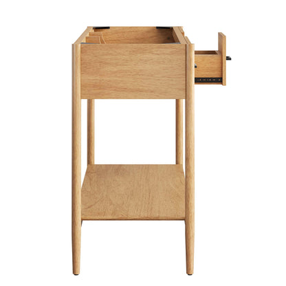 Modway EEI-6356-NAT Zaire 48” Double Sink Compatible Bathroom Vanity Cabinet (Sink Basin Not Included), Natural