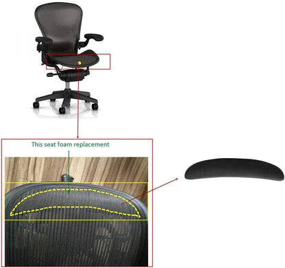 Herman Miller Classic Aeron Office Chair Replacement Seat Foam, Fits Large Size C