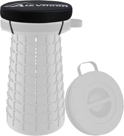 19.7" 11.8"(30cm) ALEVMOOM Thick Seat Cushion for Telescopic Stools (Exclude Stool), D Chair Pads with Soft Foam
