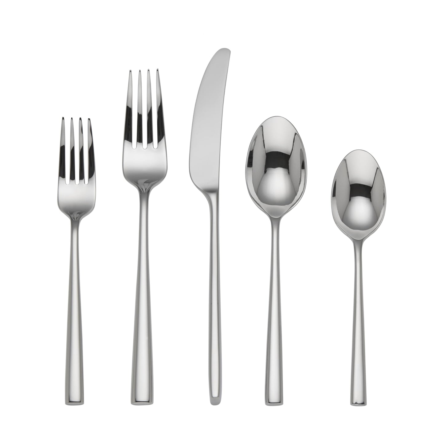 Kate Spade New York Malmo 20-Piece Flatware Set, 4.30 LB, Metallic