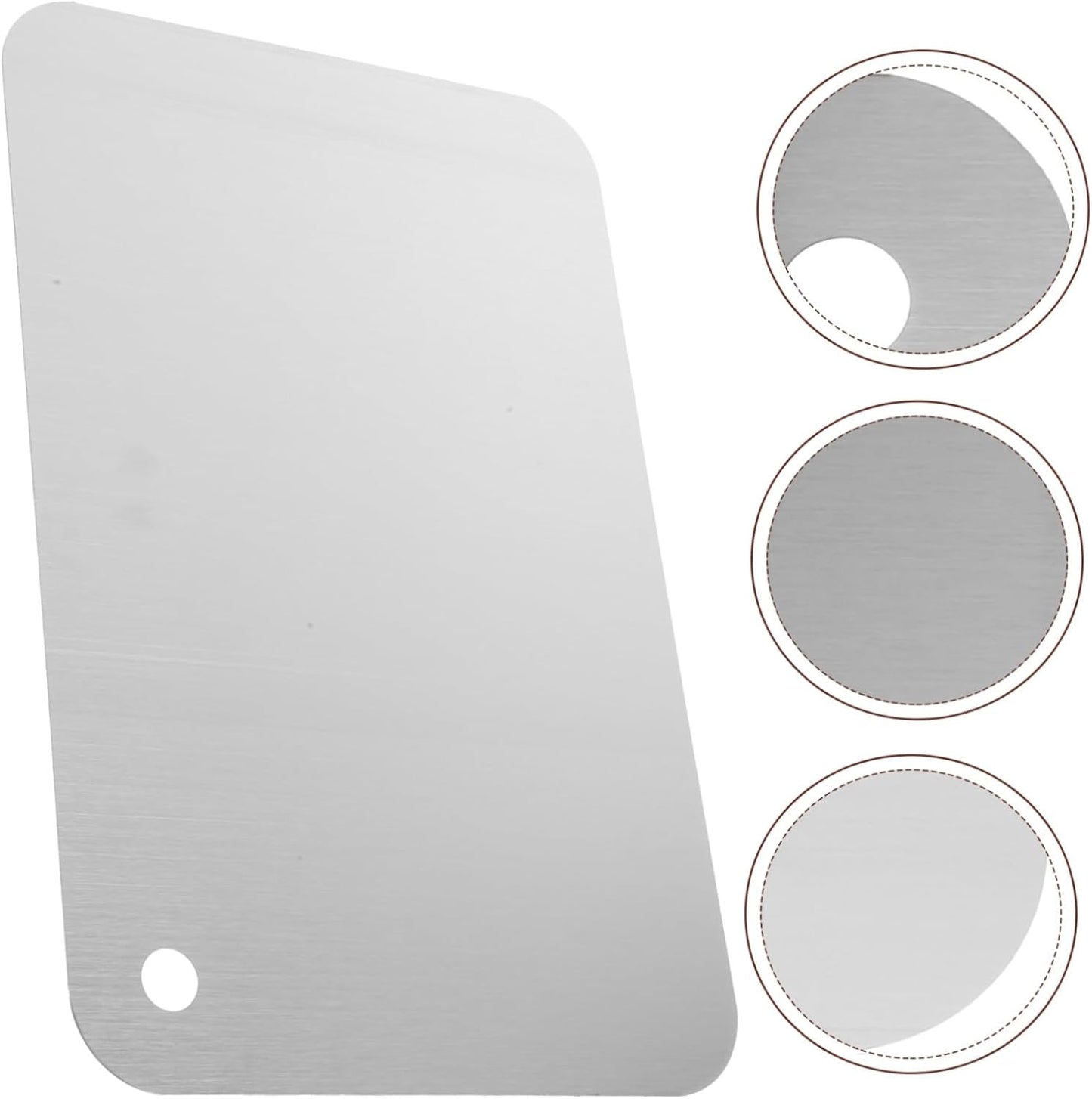 Stainless Steel Cutting Board, Oversized Dough Board, Metal Maple Chopping Board for Kids Makeup