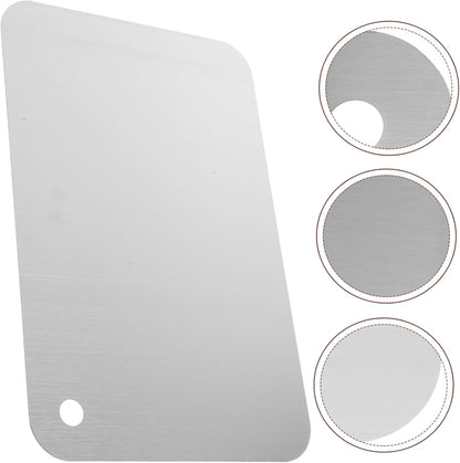 Stainless Steel Cutting Board, Oversized Dough Board, Metal Maple Chopping Board for Kids Makeup