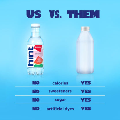 Hint Fruit-Infused Bottled Water, Peach Raspberry - Sugar Free Flavored Water with Zero Calories, Naturally Flavored, and No Artificial Sweeteners - 16 Fl Oz (Pack of 12)