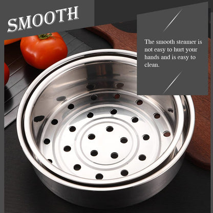 Stainless Steel Steamer Basket for Rice Cooker, 8.85 Inch Thicken Steaming Rack for Vegetables, Seafood, Dumplings, Dishwasher-Safe