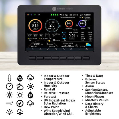 Ambient Weather WS-4000 Solar Powered UltraSonic Wi-Fi Weather Station