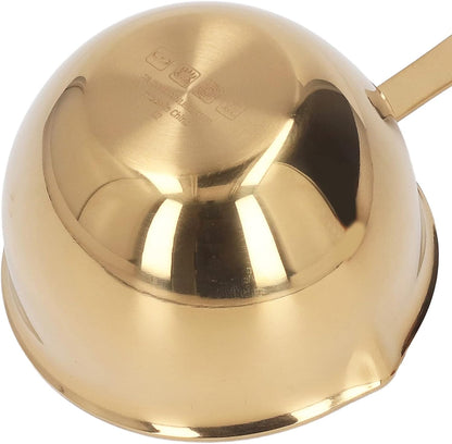 CHICIRIS Stainless Steel Saucepan, Non Stick Multipurpose Sauce Pan with Pour Spout for Cooking