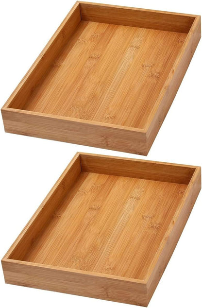 YBM Home 319-2 Drawer Organizer Storage Box, Natural 10x14x2