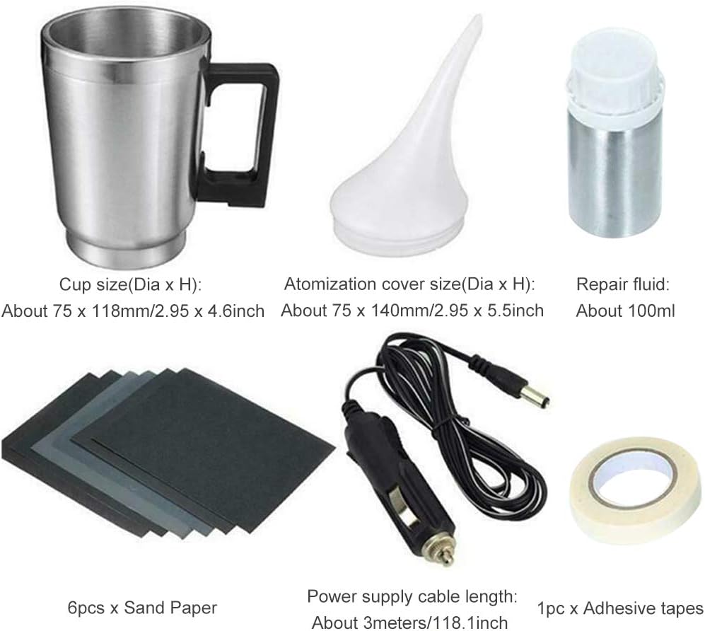 Atomizing Cup, Car Headlight Lens Polish Repair Tool Auto Restore Kit, Headlight Restoration Wipe & Washer