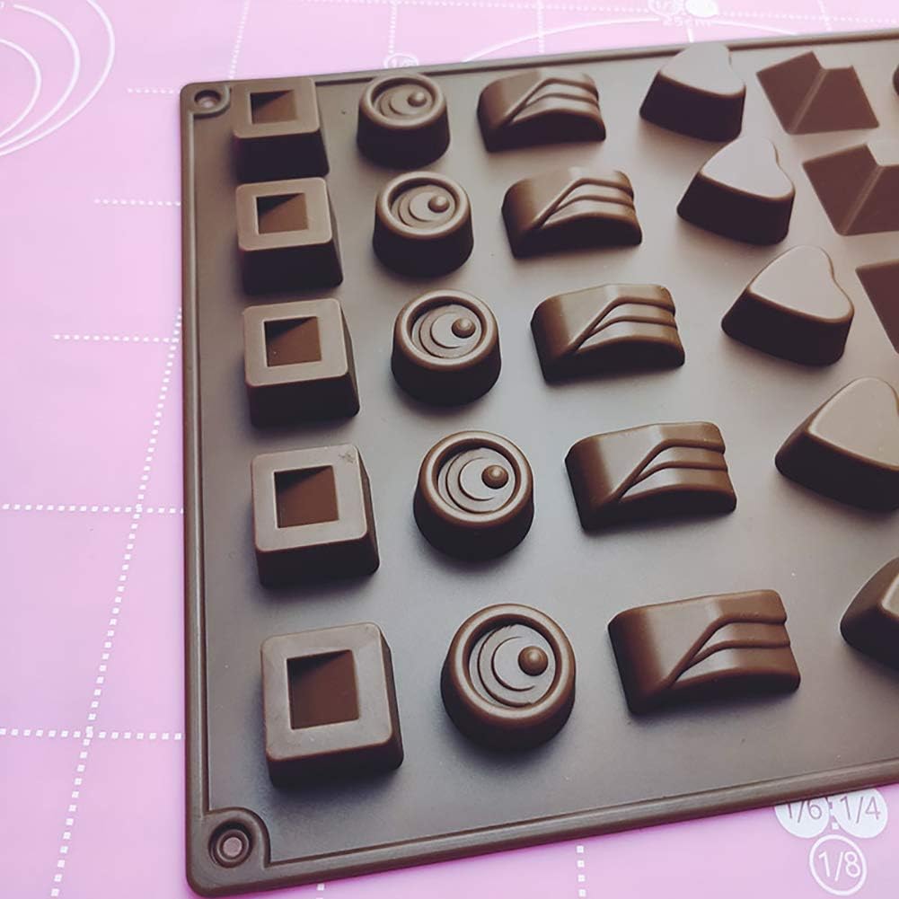 Happy Mothers Day Chocolate Mold Silicone Cake Pan, Non-toxic Set of 2 for Baking, DIY Candy Gifts