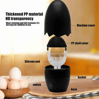 Electric Egg Spinner,Portable Maker Eggs Yolk White Mixer Egg Scrambler Electric Egg Shaker Kitchen Gadgets for Mixing Egg Whites and Yolks(US Plug)