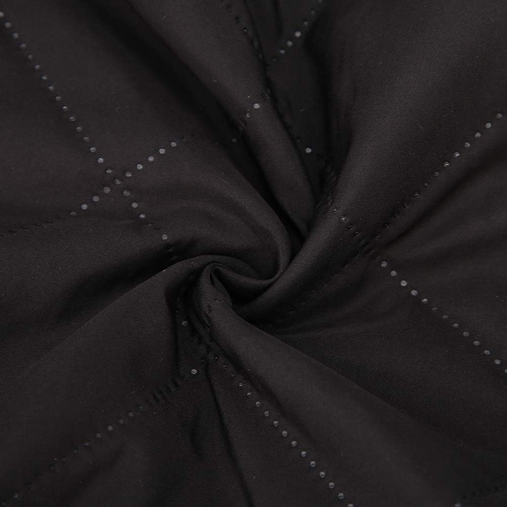 Black Coffee Maker Cover, Stain Resistant Washable Appliance Cover to Protect Coffee Machine (32 X 31 X 36cm)
