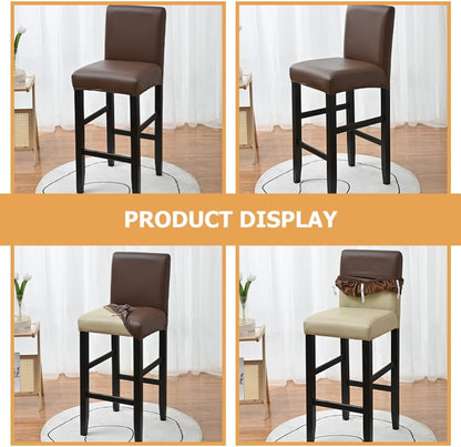 ARTIBETTER Wedding Elastic Band Elastic Chair Cover Leather