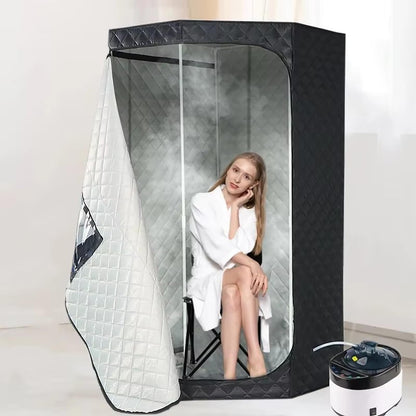 YXKJZHF Portable Steam Sauna Box, Personal Sauna Tent Kit for Home Spa, Indoor Sauna Relaxation with Steam Generator