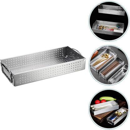 Hemoton Serving Utensils, Multi-function Cutlery Organizer for Home Accessory Storage Holder