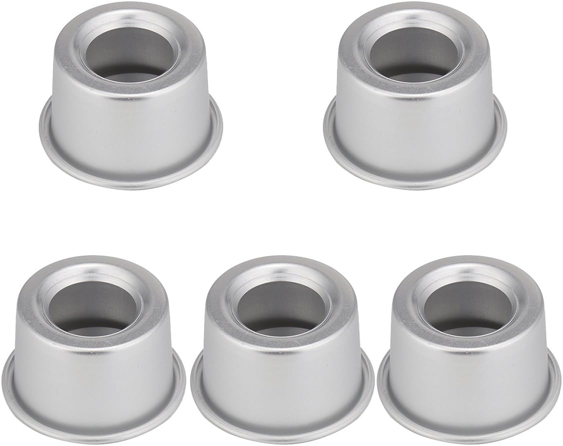 Mini Springform Pans, 2.5 Inch Anodized Aluminum Cake Mould, Removable Bottom Pudding Mold, 5 Pack