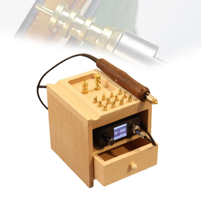 Skiving Machine/Electric Leather Edge Creaser/Digital Craft Tool 80-480°C with 14 Tips M5 for Efficient Galanteria and Finishing of Edges on Straps and Hide Material(One)