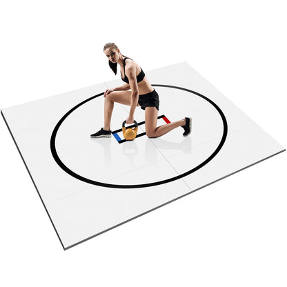 Generic Wrestling Mat 10x10ft Jiu Jitsu Wrestling Mats for Home 1.2inch Thick Gymnastics Training Mat for BJJ MMA Grappling Judo Boxing
