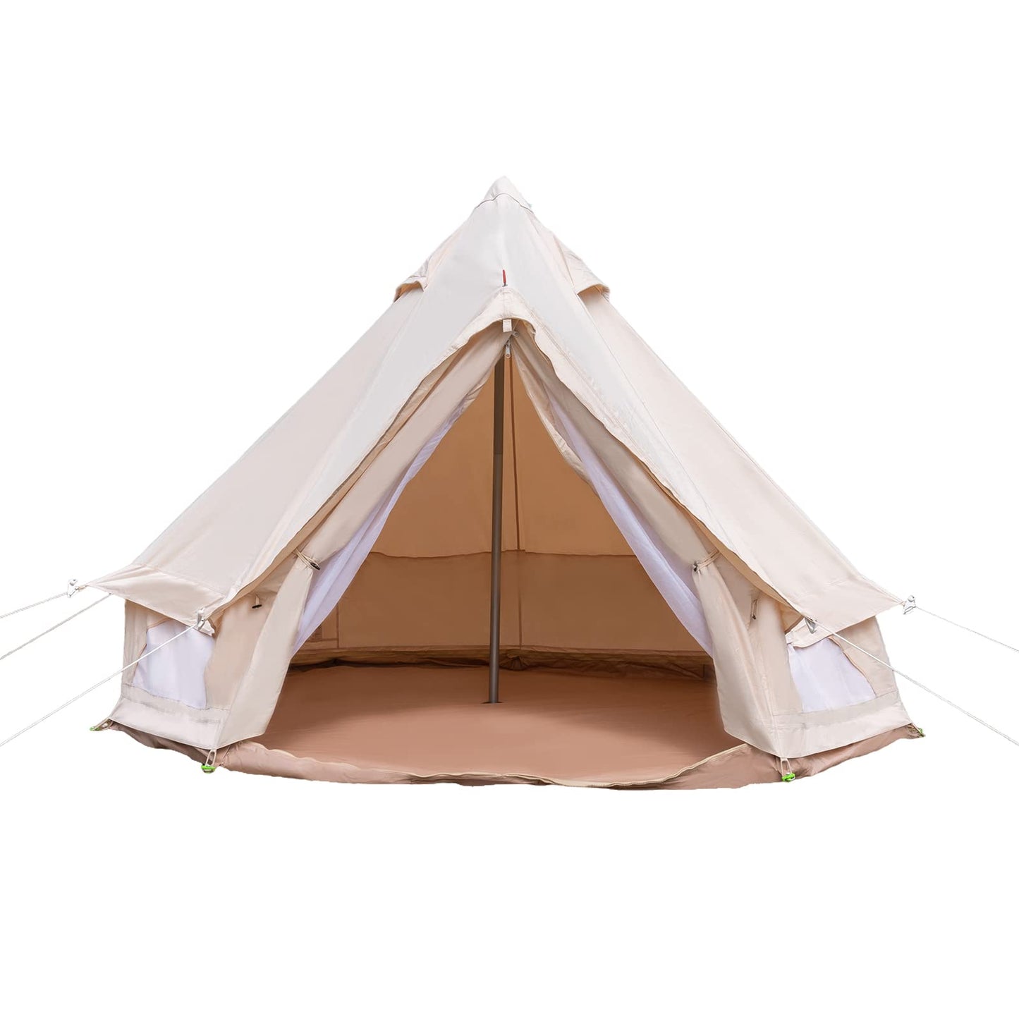 Yurt Tent,Glamping Tents Canvas Bell Tent Waterproof Camping & Glamping 4 Season Yurt 3M 2~3 Person