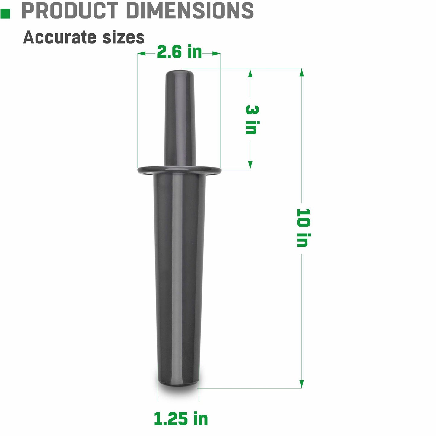 Plunger Replacement Blender Tamper Tool Small Mini Plunger for Vitamix Accessories Tamper Replacement Parts E310 Blender, Standard Container 32 Oz, 48 Oz