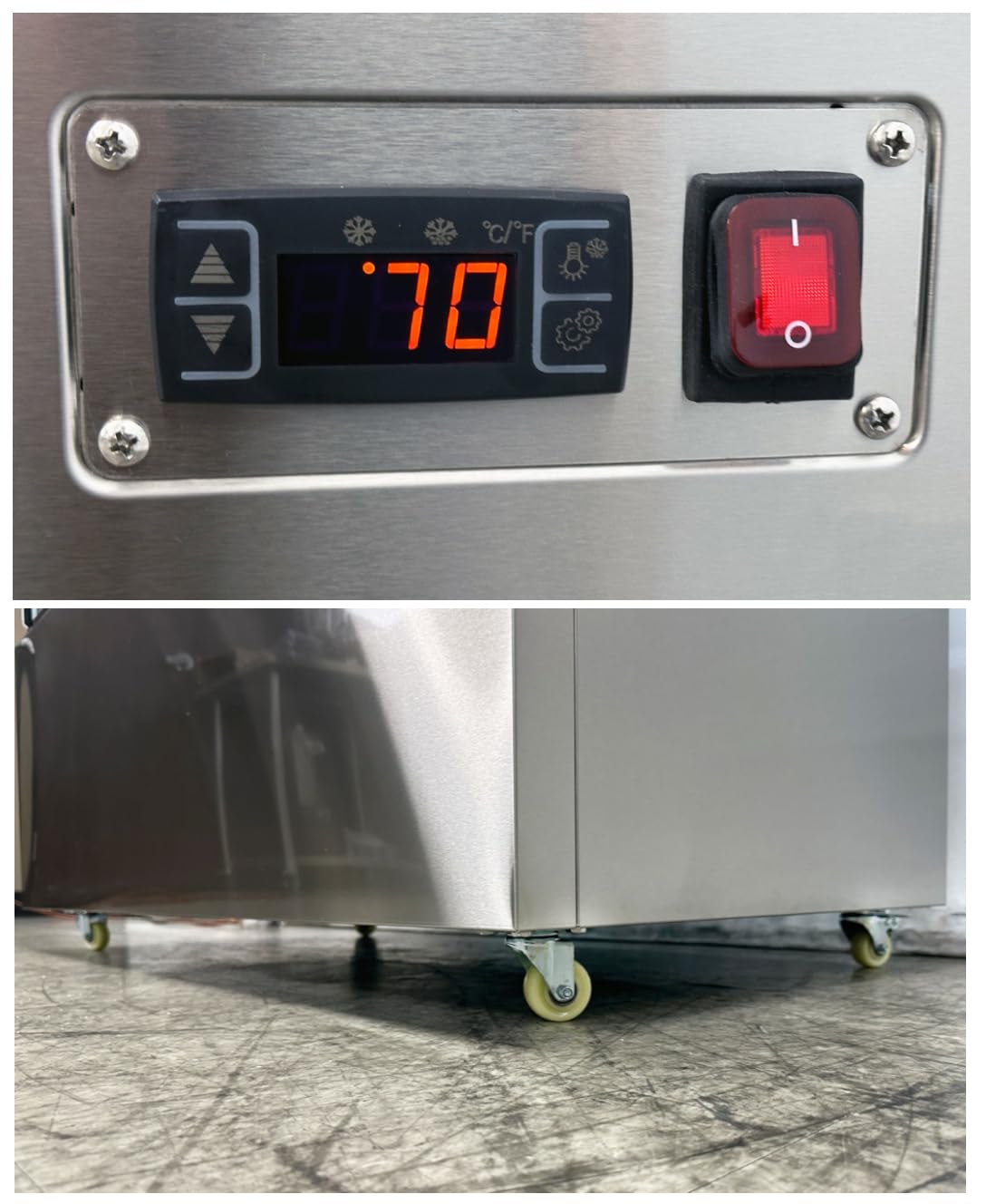 Refrigerated Bakery Display Cooler Case for Pastry Deli Curved 48" Wide Cooler Glass Display Curve Case Refrigerator - Commercial NSF UL ETL CW-370R
