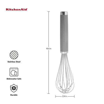 KitchenAid Classic Utility Whisk, 10.5-Inch, Gray