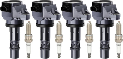 ECCPP 3 ignition coils with 3 iridium Spark Plugs,UF808,coils packs,for Smart Fortwo 2016-2017 0.9L‎224332428R,UF-808
