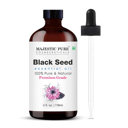 Majestic Pure Lavender Essential Oil with Glass Dropper - Huge 4 Fl Oz - 100% Pure and Natural Lavender Oil - Premium Grade Essential Oils for Diffuser, Aromatherapy, Soap and Candle Making