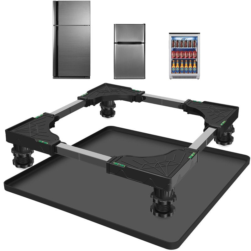 WUDIALIEN Portable Air Conditioner Silicone Mat, Ice Maker Mat (Black, 20'' x 20'')