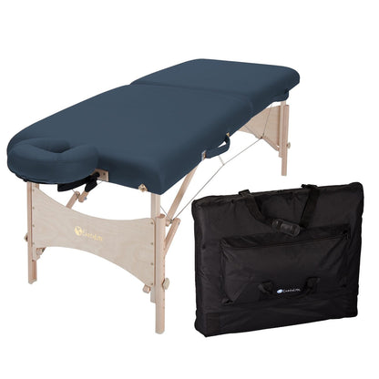 EarthLite Harmony DX Portable Massage Table Package, Includes Table + Face Cradle + Carrying Case, 30" x 73", Agate