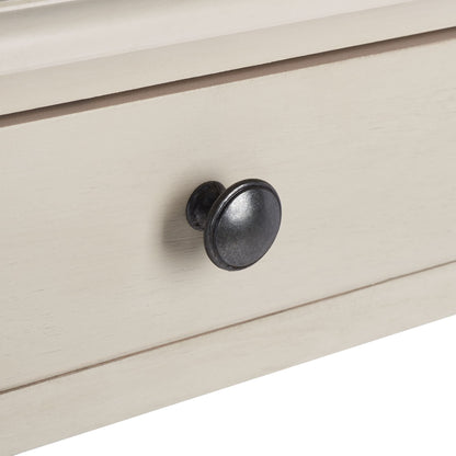 SAFAVIEH Home Collection O'Mara Taupe 2-Drawer Computer Table Office Desk