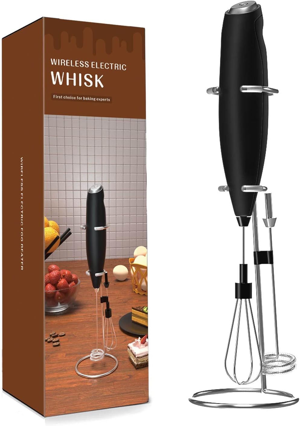 Mini Blender, Milk Frother, Shake Mixer, Wireless Electric Whisk, Handheld Drink Mixer for Coffee, Frothed, Small