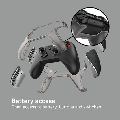 OtterBox Protective Controller Shell for Xbox One Wireless Controllers - Dreamscape (Translucent White)