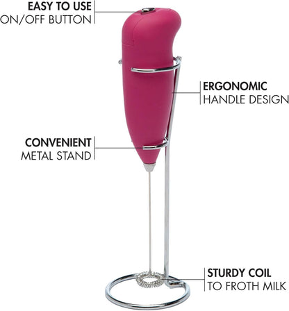 Primula Milk Frother in Pink
