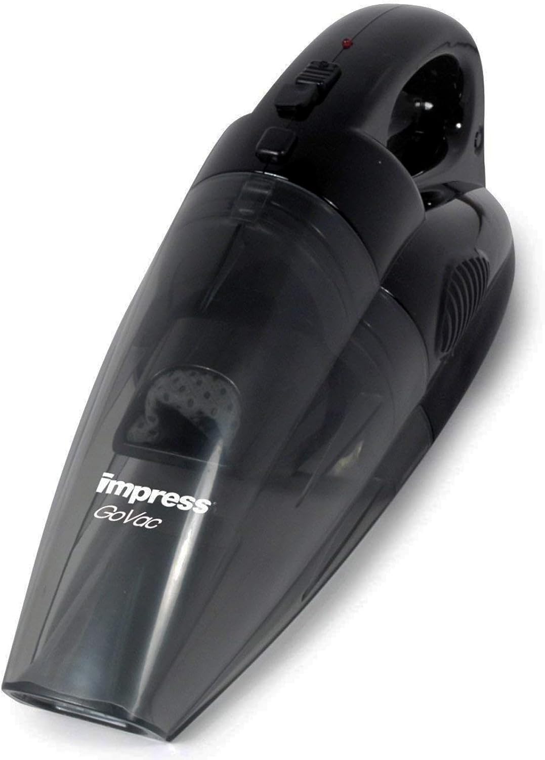 Impress GoVac Handheld Cordless Vacuum Cleaner, Rechargeable with Charging Base, Black (93586195M)